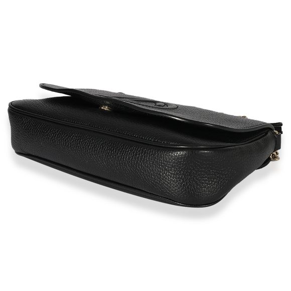 Gucci Black Pebbled Leather Soho Chain Bag - Picture 6 of 7